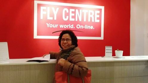 Madame Ferrer - in our office in Rome to buy our promo in Saudia